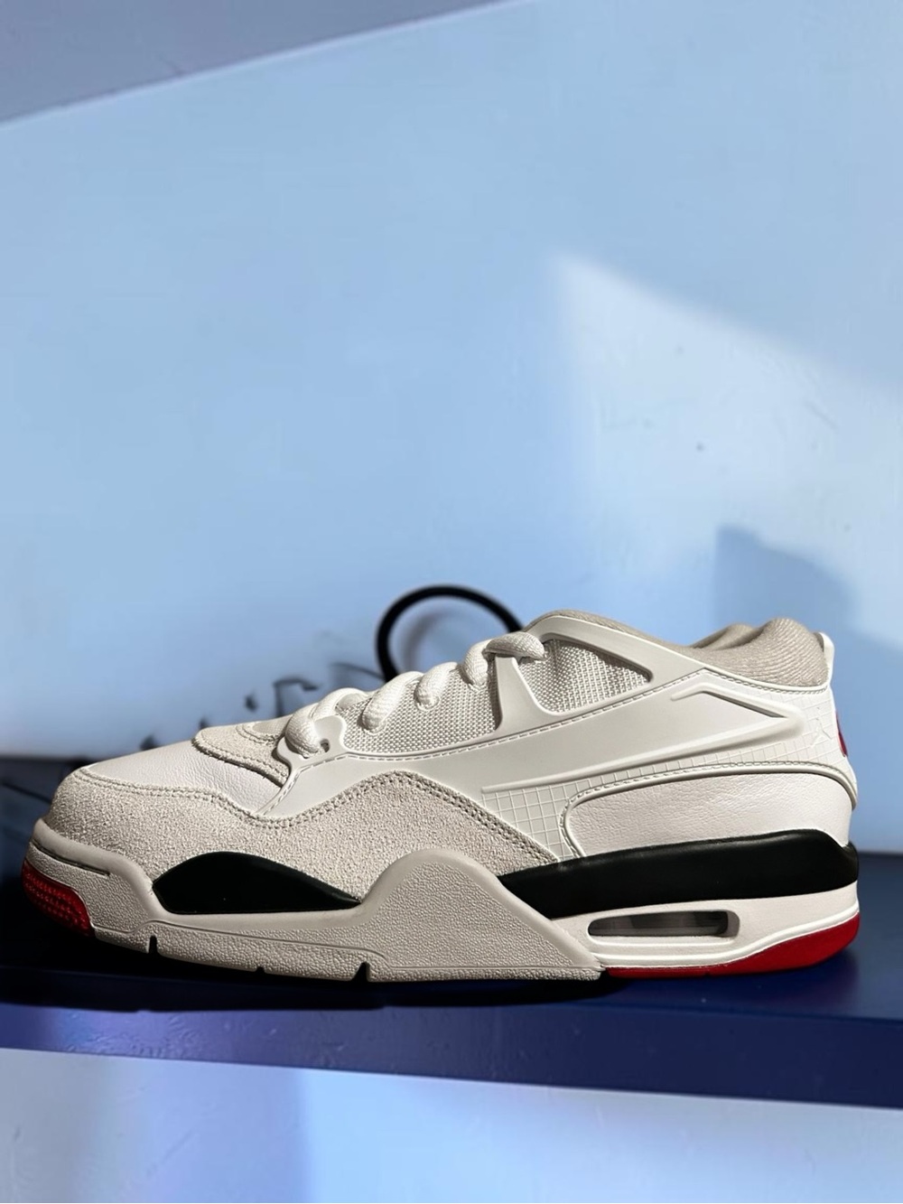 Jordan Air Jordan 4 RM (GS) Box Label in Black and White